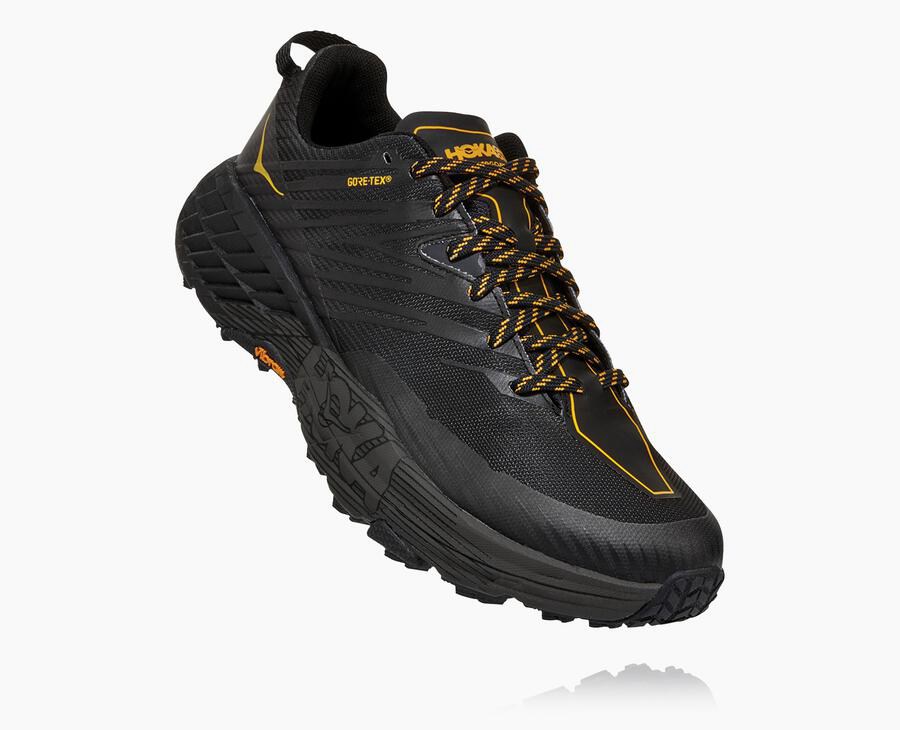 Hoka One One Trainers Mens Black - Speedgoat 4 GORE-TEX - 96470FCVT